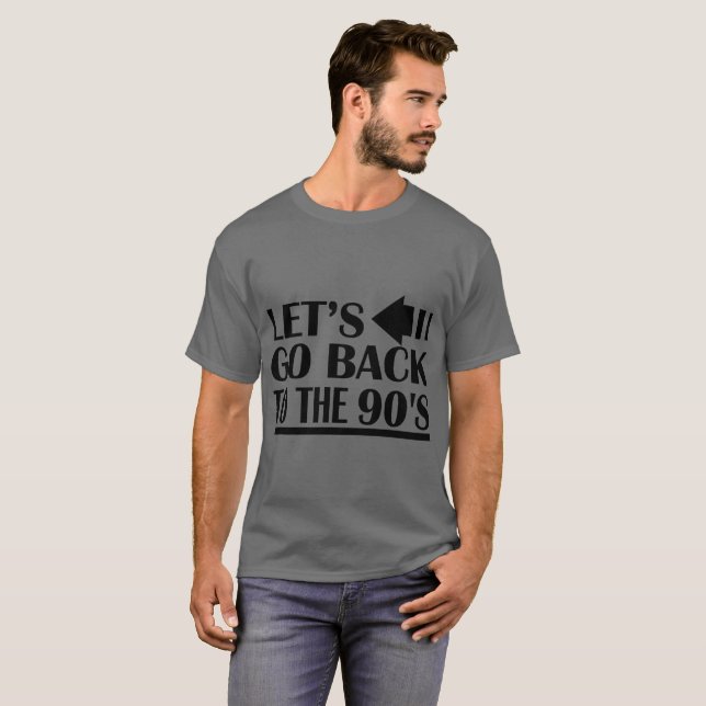 Camiseta Volvamos a los años 90 (Anverso completo)