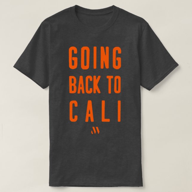 CAMISETA VOLVER A CALI (Diseño del anverso)