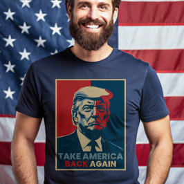 Camiseta Volver a hacer retroceder a Estados Unidos a las e