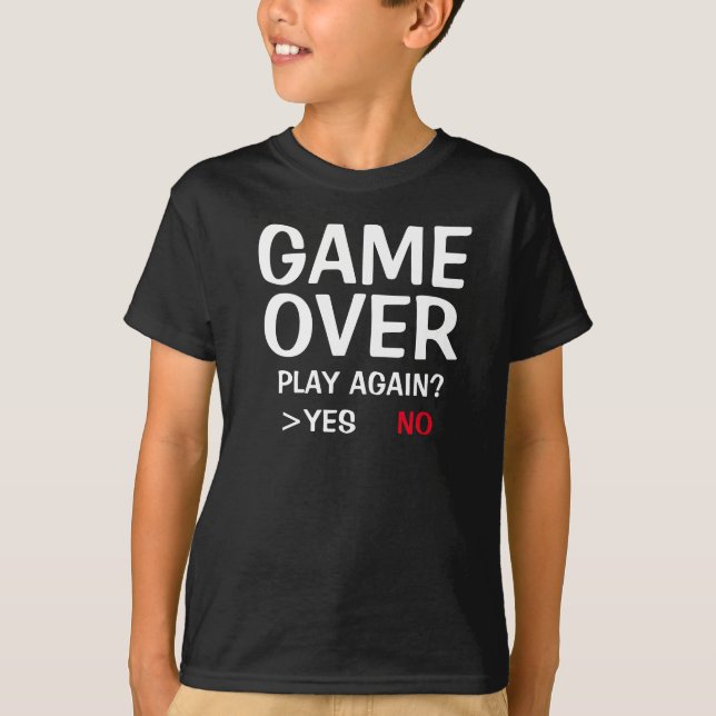 Camiseta Volver a jugar si no (Anverso)