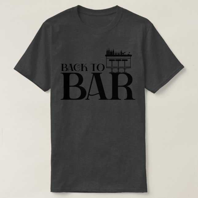 Camiseta Volver a la barra (Diseño del anverso)