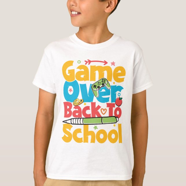 Camiseta Volver a la escuela (Anverso)