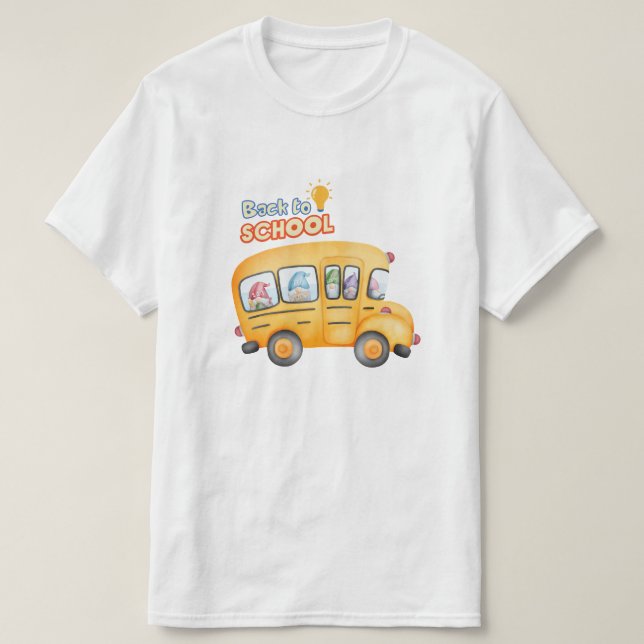 Camiseta Volver a la escuela (Diseño del anverso)