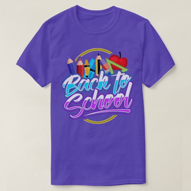 Camiseta Volver a la escuela (Diseño del anverso)