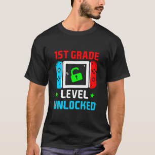 Camiseta Volver a la escuela 1er grado Videojuego desbloque