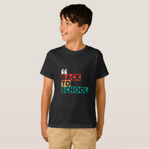 Camiseta Volver a la escuela con un toque clásico y elegant