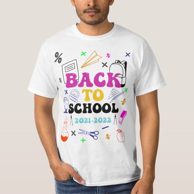 Camiseta Volver a la escuela | Mejor regalo para el primer  (Anverso)