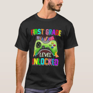 Camiseta Volver A La Escuela Niños Nivel Vid De Primer Grad