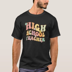 Camiseta Volver A La Escuela Secundaria Maestra Colorful Vi