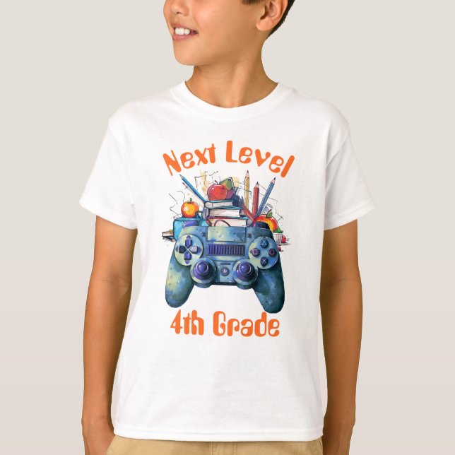 Camiseta Volver a un videojuego escolar (Anverso)
