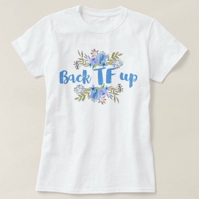 Camiseta Volver al fondo (Diseño del anverso)