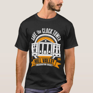 Camiseta Volver al Futuro Salva la Torre del Reloj de Hill 