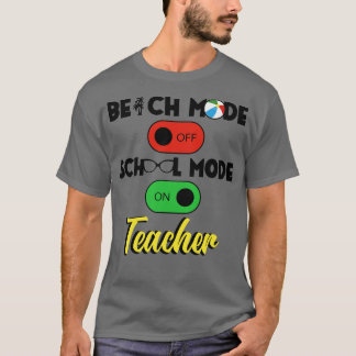 Camiseta Volver Al Modo Escolar De Maestros En Educación D