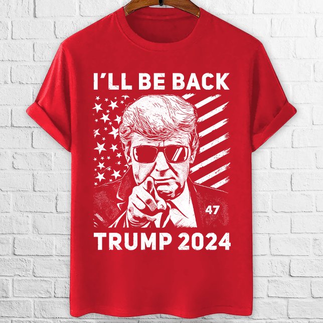 Camiseta Volveré sobre Trump en las elecciones de 2024 (Subido por el creador)