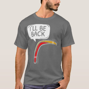Camiseta Volveremos los aborígenes australianos Boomerang L