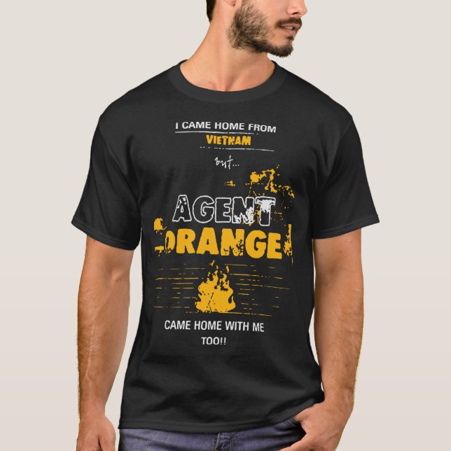 Camiseta volví a casa de vietnam, pero el agente naranja vi (Anverso)