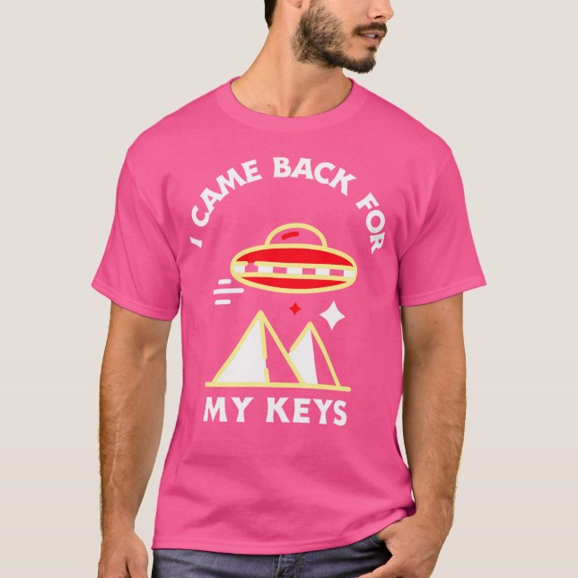 Camiseta Volví Por Mis Teclas Ufo (Anverso)
