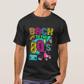 Camiseta Volviendo a los 80's de los 80's, traje retro de l