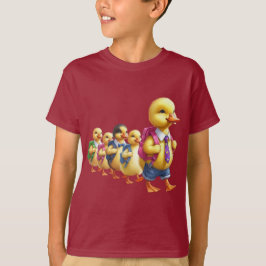 Camiseta Volviendo a los niños de aventuras escolares