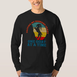 Camiseta Volviendo a mi marido loco una cabra a la vez cab