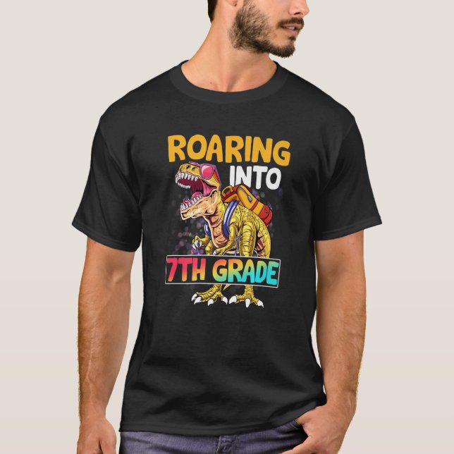 Camiseta Volviendo al 7º Grado a los niños aptos para la es (Anverso)