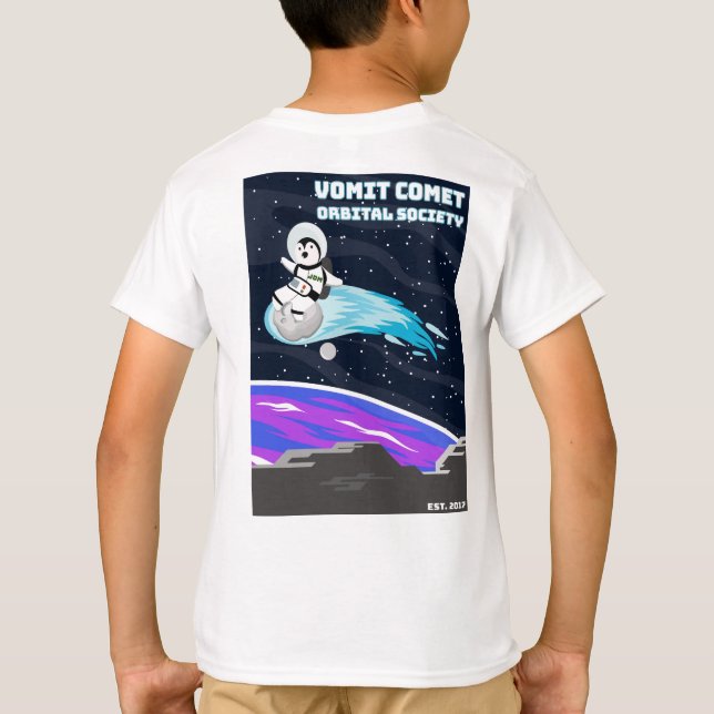 Camiseta Vomit Comet Orbital Society (Reverso)