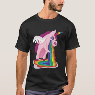 Camiseta Vómito arcoiris de Unicorn
