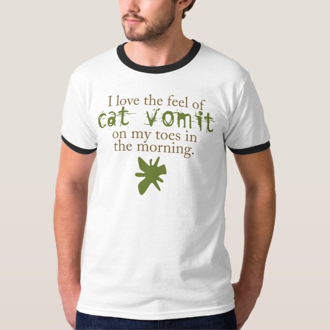 Camiseta Vómito del gato (Anverso)