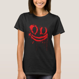 Camiseta Vómito disfraz de Halloween sangriento sonrisa