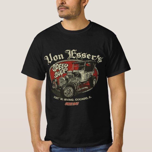 Camiseta Von Esser's Speed Shop (Anverso)