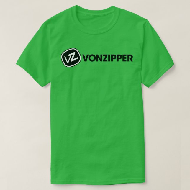 Camiseta Vonzipper Black VZ (Diseño del anverso)
