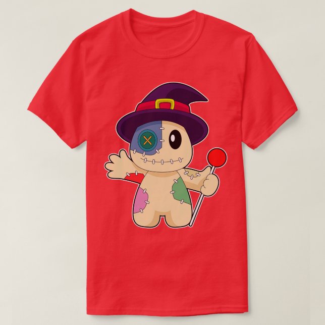 Camiseta Voo Doll Halloween (Diseño del anverso)