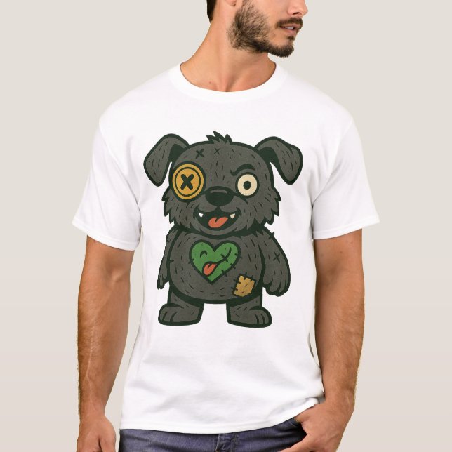 Camiseta Voodoo Dog — Grrr y Guardado (Anverso)