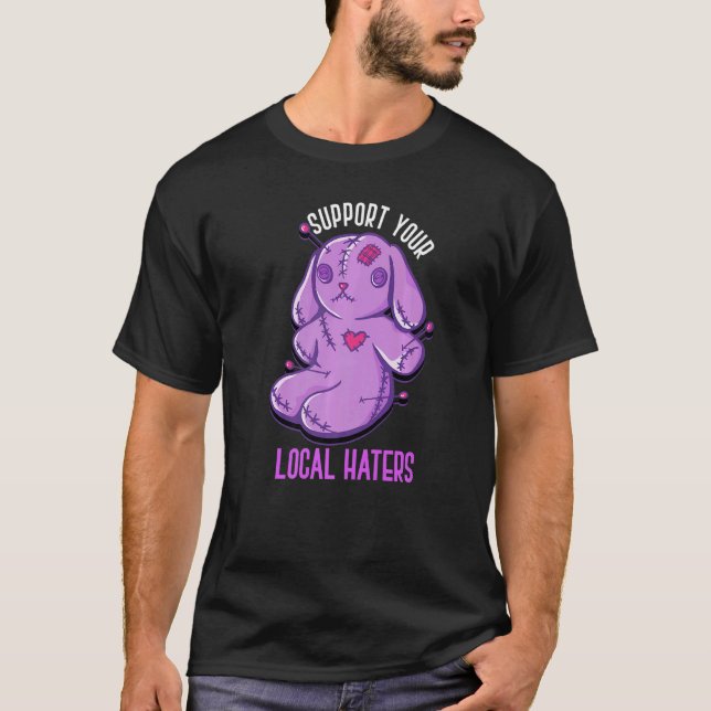 Camiseta Voodoo Doll apoya a sus odiadores locales con Vood (Anverso)