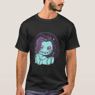 Camiseta Voodoo Doll Feliz Vestido Fiesta de Disfraces de H