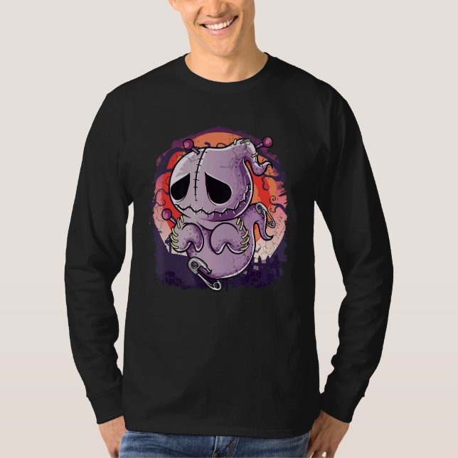 Camiseta Voodoo Doll Ghost Spooky Halloween Party (Anverso)