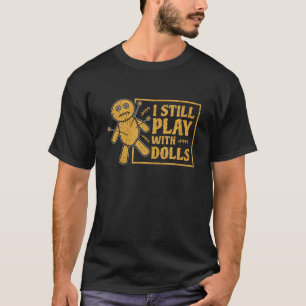 Camiseta Voodoo Doll Graciosa Bruja Mardi Gras Halloween Co