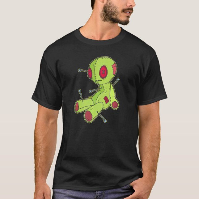 Camiseta Voodoo Doll Pensando En Ti 1 (Anverso)
