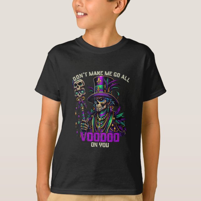 Camiseta Voodoo, Médico De Brujas Del Sacerdote Mardi Gras, (Anverso)