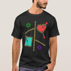 Camiseta Voodoo Muñecas disfrazadas Chicas Niños Halloween