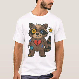 Camiseta Voodoo Raccoon — Traviuras remendadas