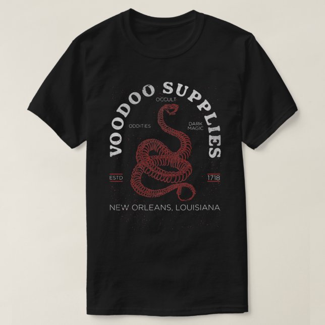 Camiseta Voodoo Suministra Nueva Orleans Louisiana, Creep・ (Diseño del anverso)