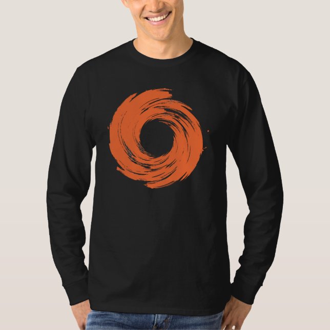 Camiseta Vortex Laranja (Anverso)