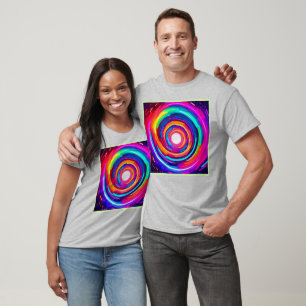 Camiseta Vórtice de Color: Diseño Dinámico