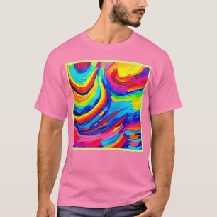 Camiseta Vórtice de Color Intenso