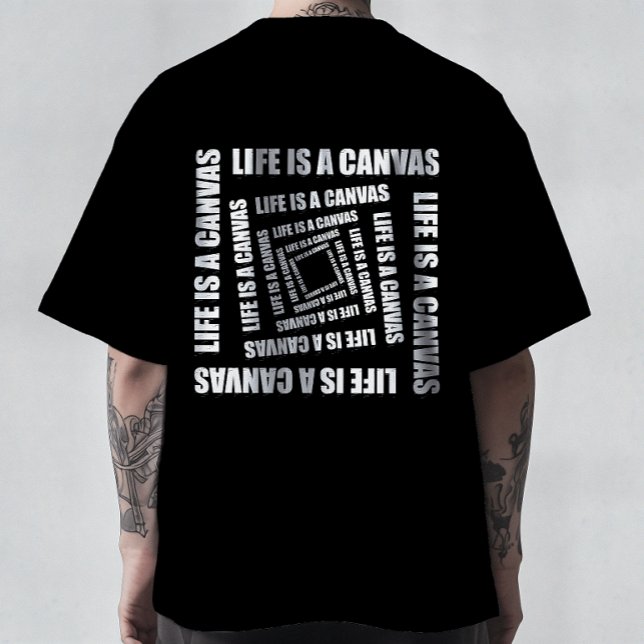 Camiseta Vórtice de Creatividad - La vida es un lienzo mini (Subido por el creador)