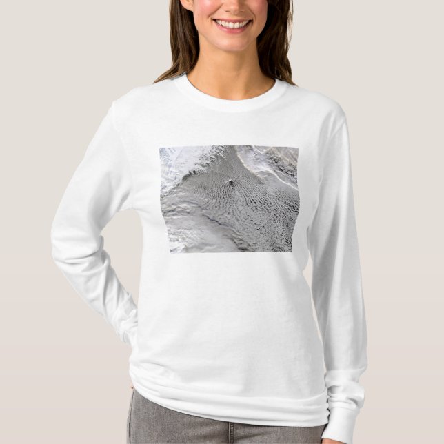 Camiseta Vórtices nubosos de la isla Jan Mayen (Anverso)