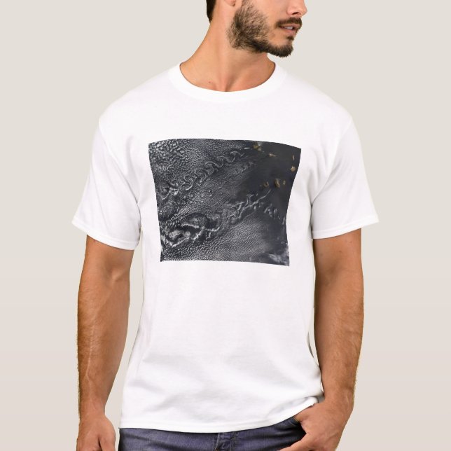 Camiseta Vórtices nubosos sobre las islas de Cabo Verde (Anverso)