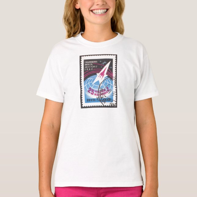 Camiseta Vostok 2 y Globe (Anverso)