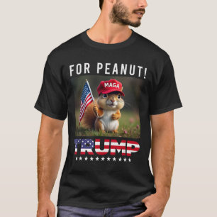 Camiseta Vota A Trump Por El Peanut La ardilla Trump 2024